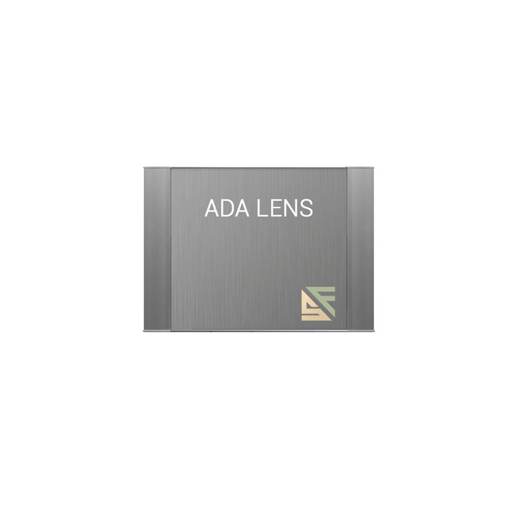 ADA Braille Office Sign - 4"H x 6.25"W - VC-WFFP12